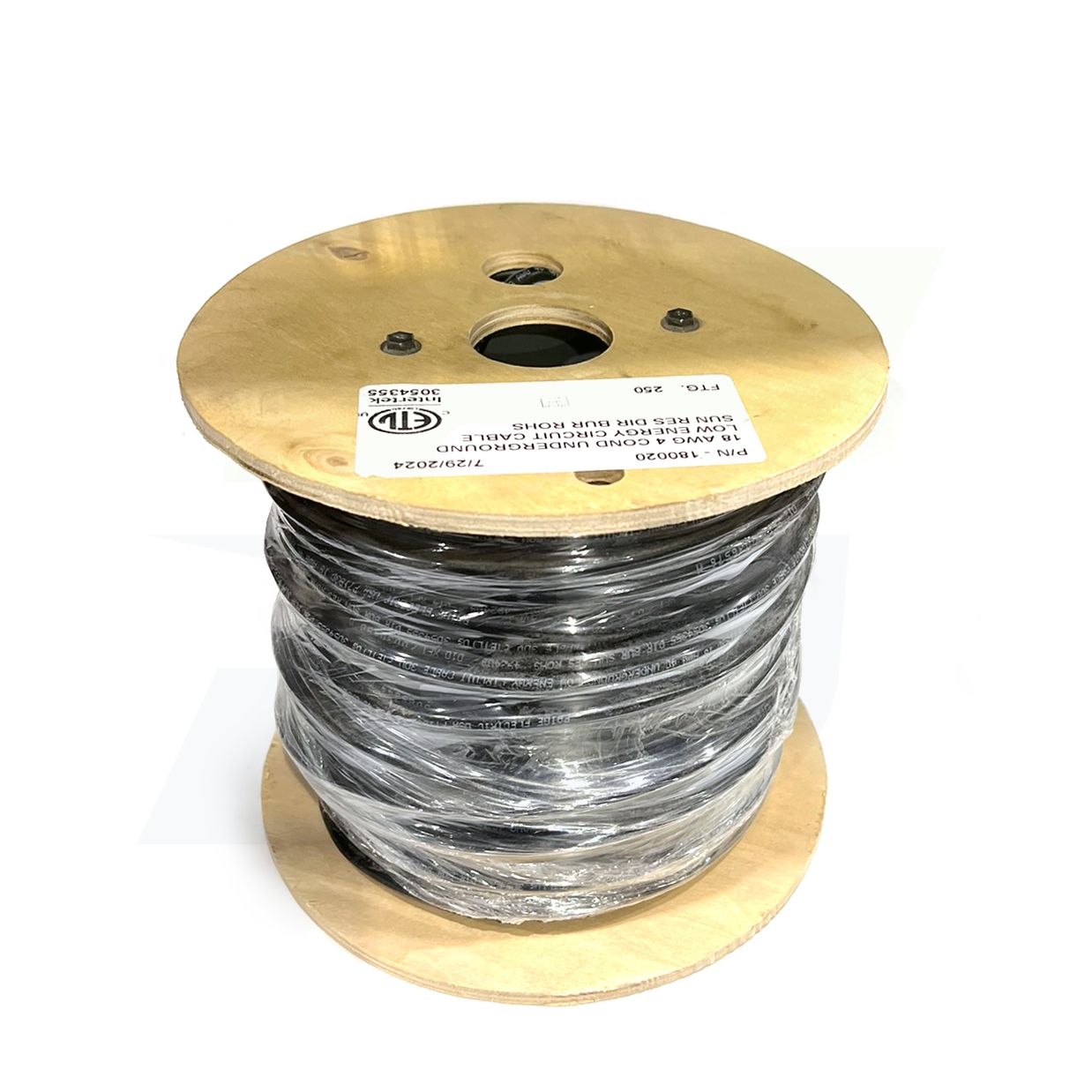 180020 - 18 AWG / 4 Conductor Direct Burial Sprinkler Wire - 250 Ft Roll