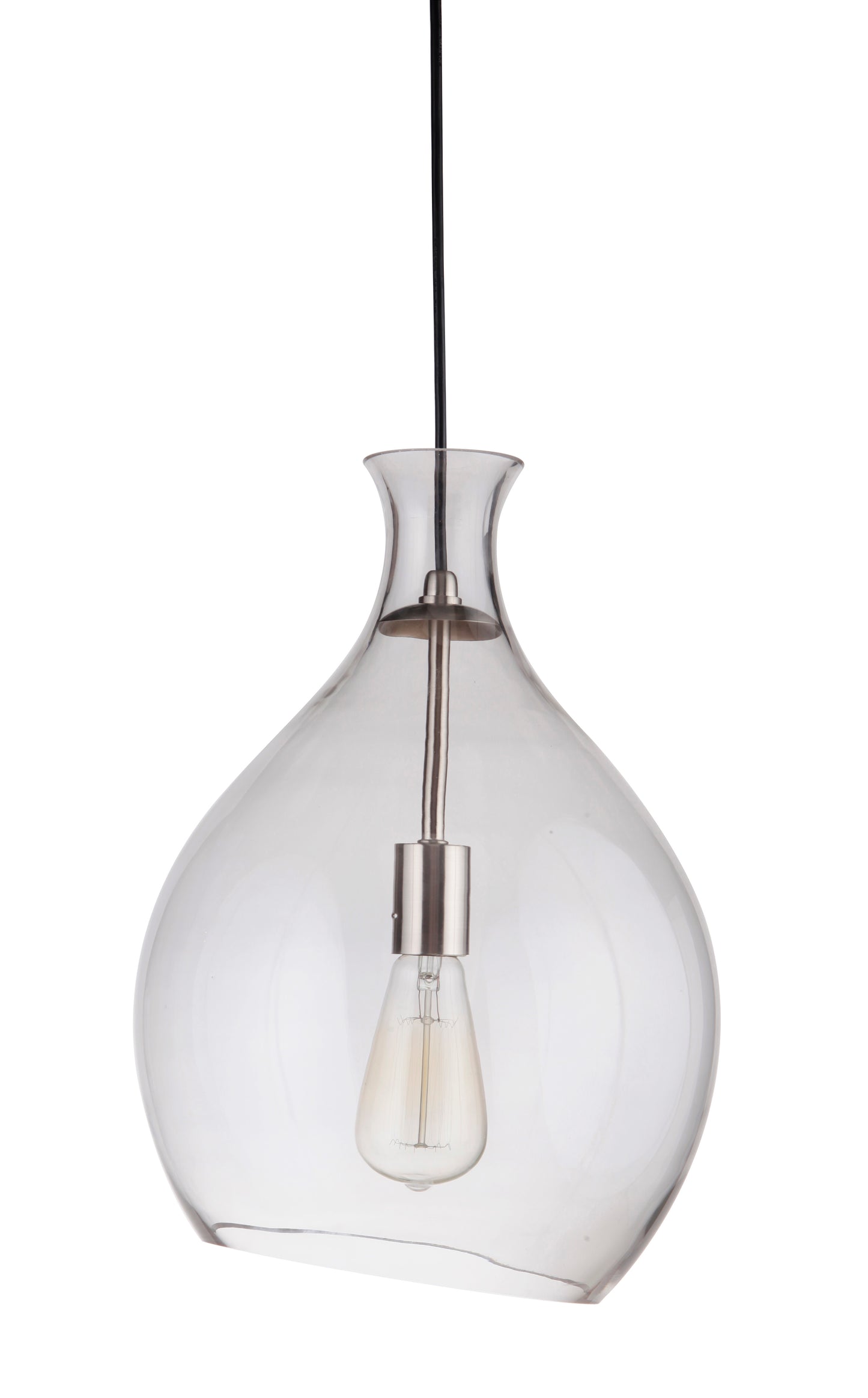 P951BNK1 - 1 Light 11.3" Wide Pendant - Brushed Nickel