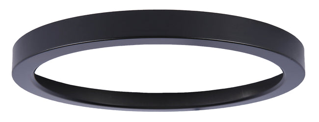 X9206-TRIM-FB - LED Flushmount 5.5" Wide Accessory - Flat Black