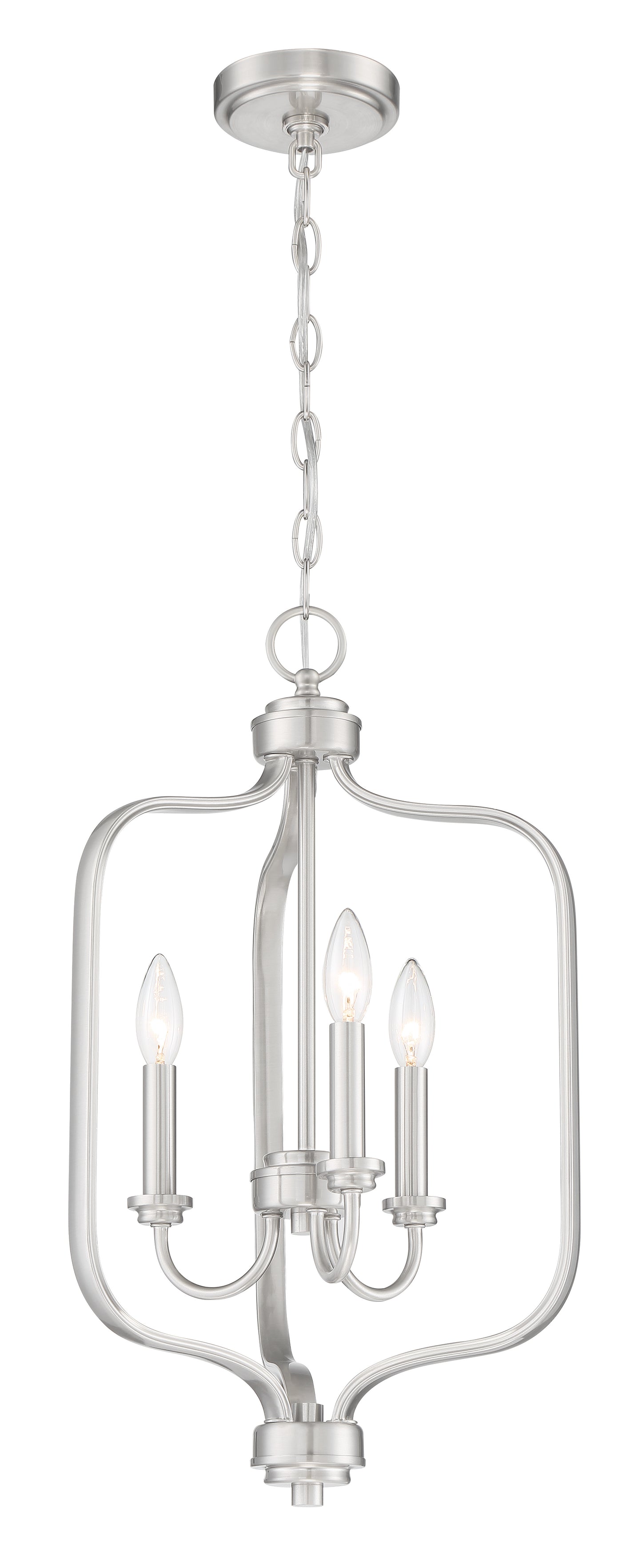 50533-BNK - Bolden 3 Light 14" Wide Foyer Light - Brushed Nickel