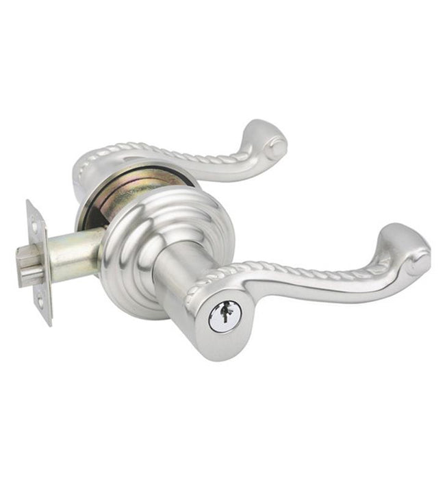 C5110HLOUS10B Helios Lever Passage with Square Rose for 1-3/8" to 2-1/4" Door and CF Mechanism Oil R