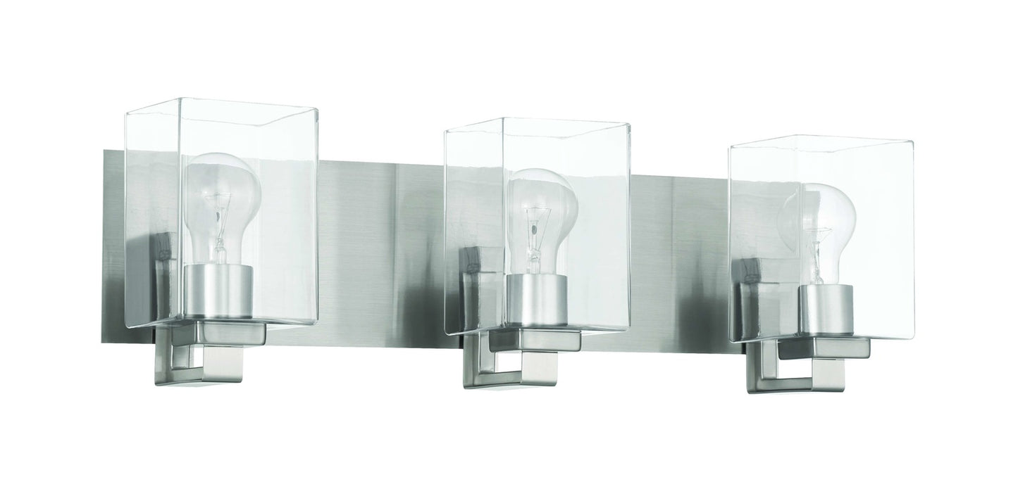 18524BNK3 - McClane 3 Light 24" Wide Vanity Light - Brushed Nickel