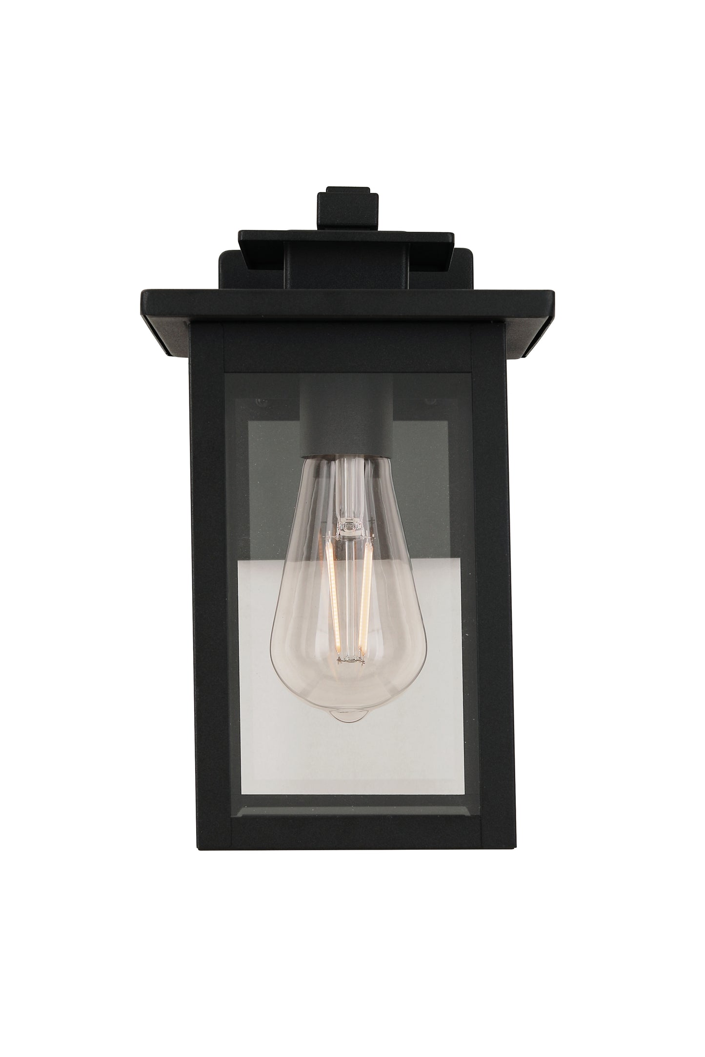 ZA7004-TB - Rock Creek 1 Light 10.25" High Outdoor Wall Lantern - Textured Black