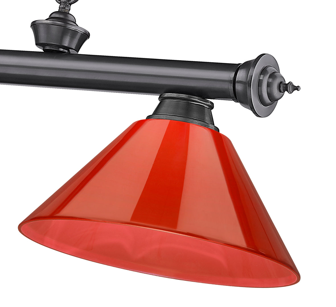 2306-3BP-PRD - Cordon 3 Light 57" Billiard - Bronze Plate