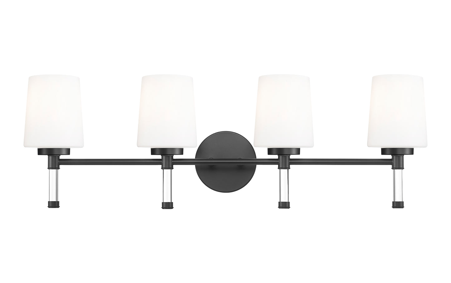7700-4V-MB - Henri 4 Light 32" Vanity - Matte Black