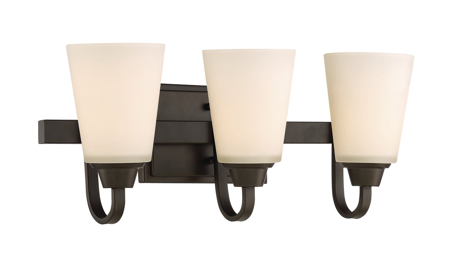41903-ESP - Grace 3 Light 21" Wide Vanity Light - Espresso
