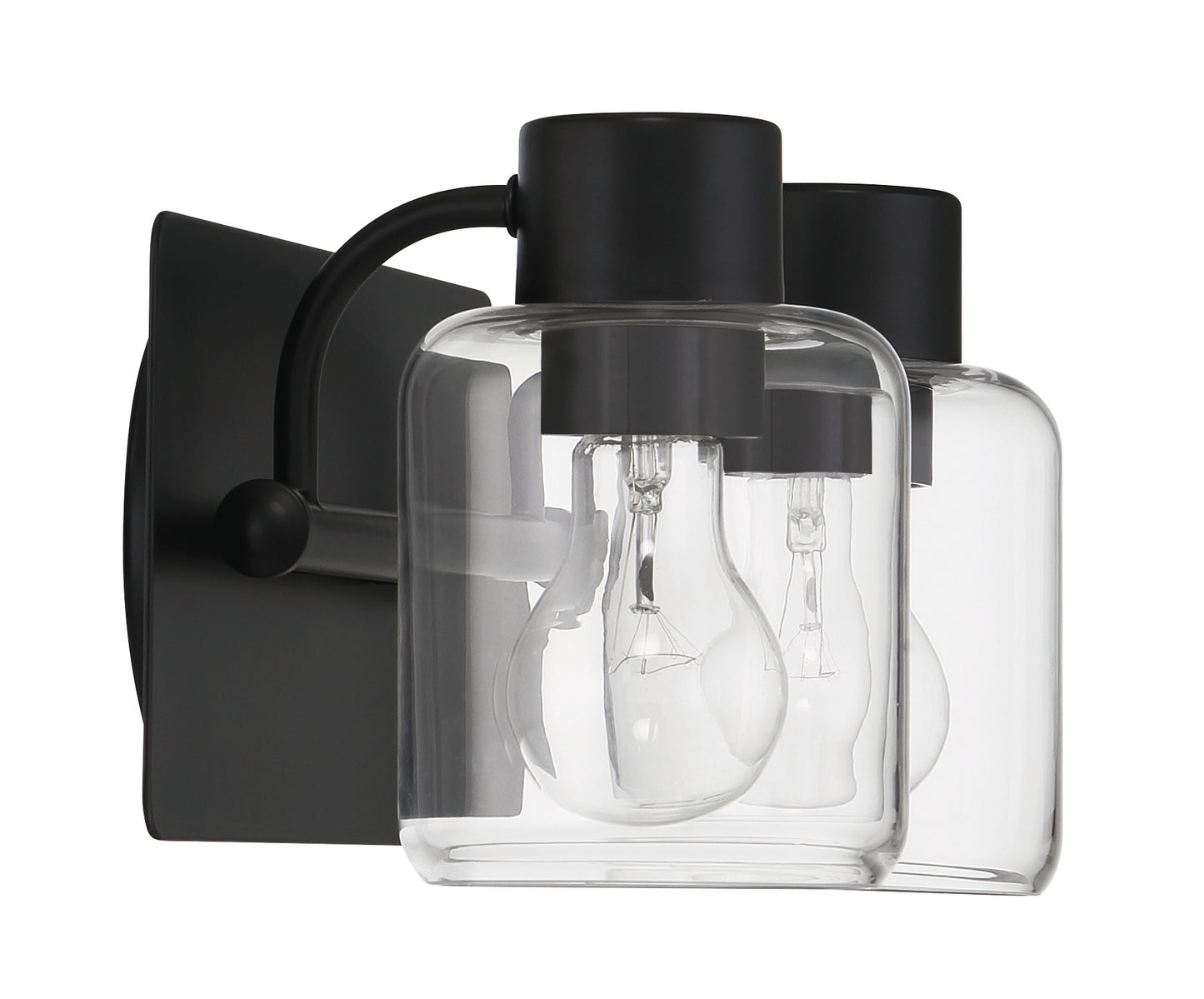 17712FB2 - Rori 2 Light 12.38" Wide Vanity Light - Flat Black
