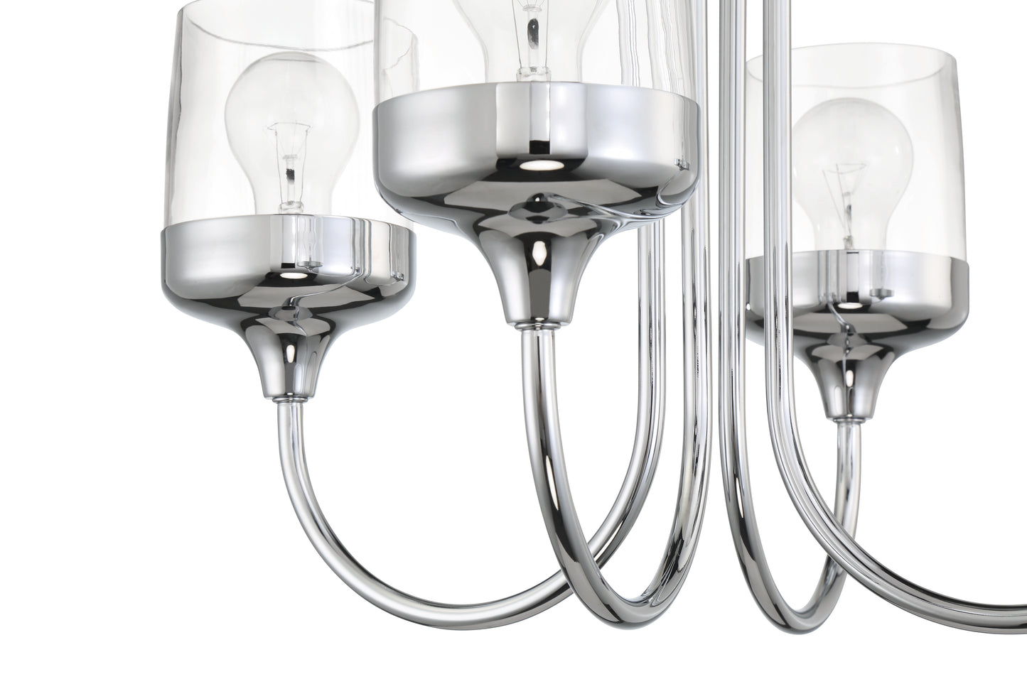 58124-CH - Wrenn 4 Light 20" Wide Chandelier - Chrome