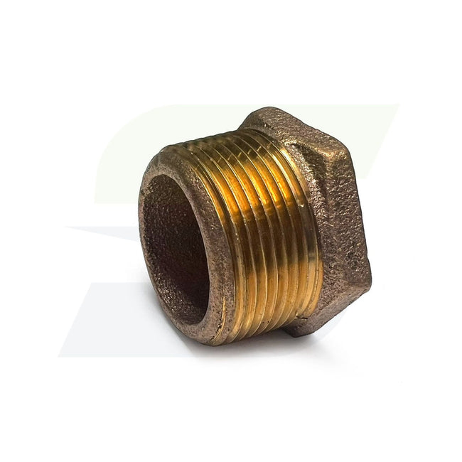 1-1/4" x 3/4" Lead Free Brass Reducing Hex Bushing