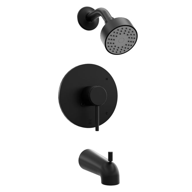 RBCN1-SHS-MB - Rubicon Elegant Shower System in Matte Black