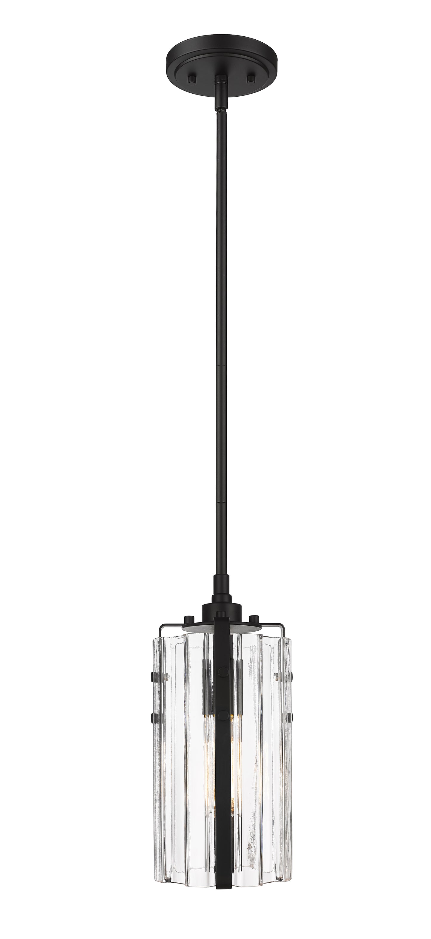 3036MP-MB - Alverton 1 Light 6" Pendant - Matte Black