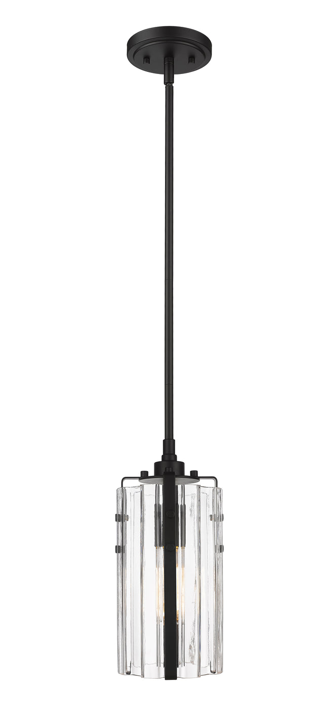 3036MP-MB - Alverton 1 Light 6" Pendant - Matte Black