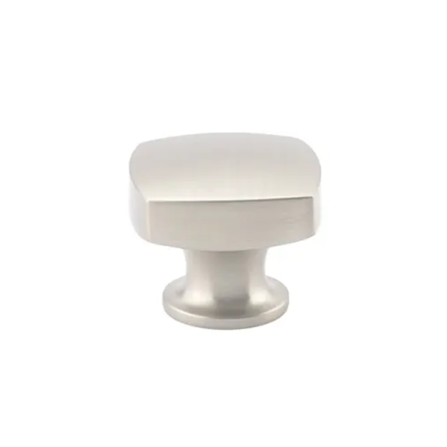 86451US15 - Freestone 1-1/2" Square Cabinet Knob - Urban Modern Collection - Satin Nickel