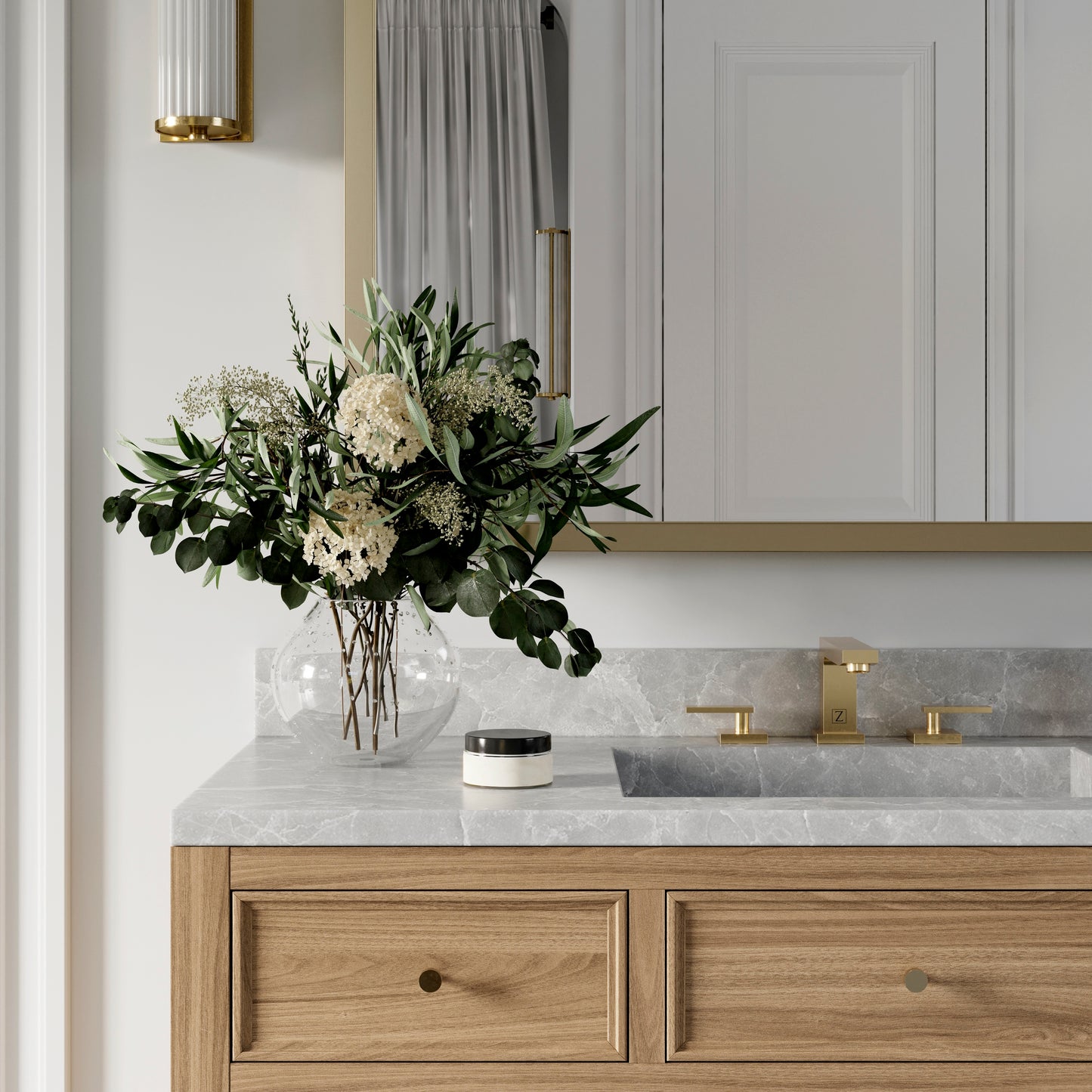 CBY-BF-CB - Autograph Edition Crystal Bay Bath Faucet in Champagne Bronze