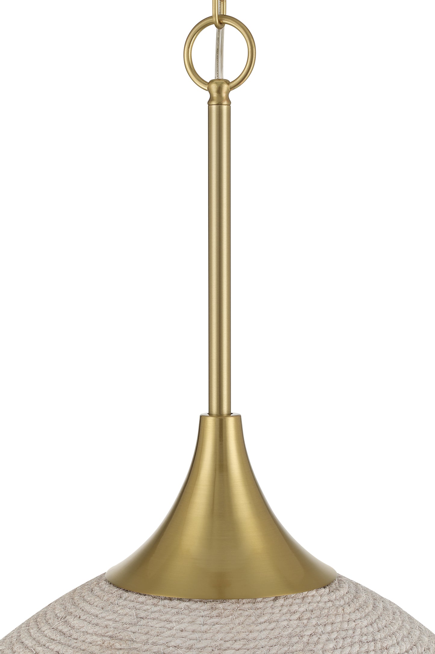 61393W-SB - Keira 3 Light 21" Wide Pendant - Satin Brass