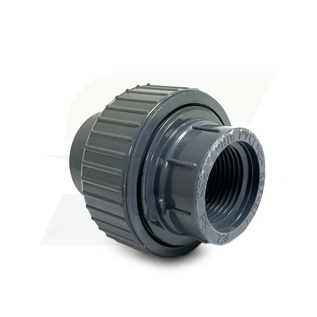 858-010 - 1" Schedule 80 PVC Union with Viton O-Ring - FNPT x FNPT