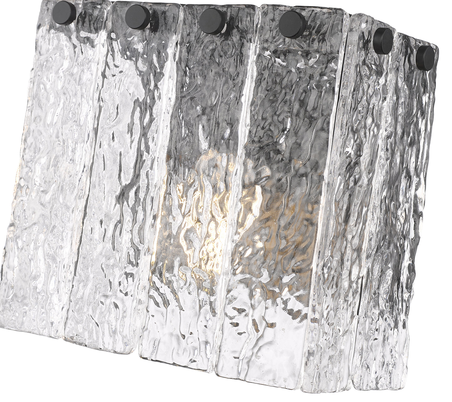 1943-1S-MB - Glacier 1 Light Wall 7" Sconce - Matte Black