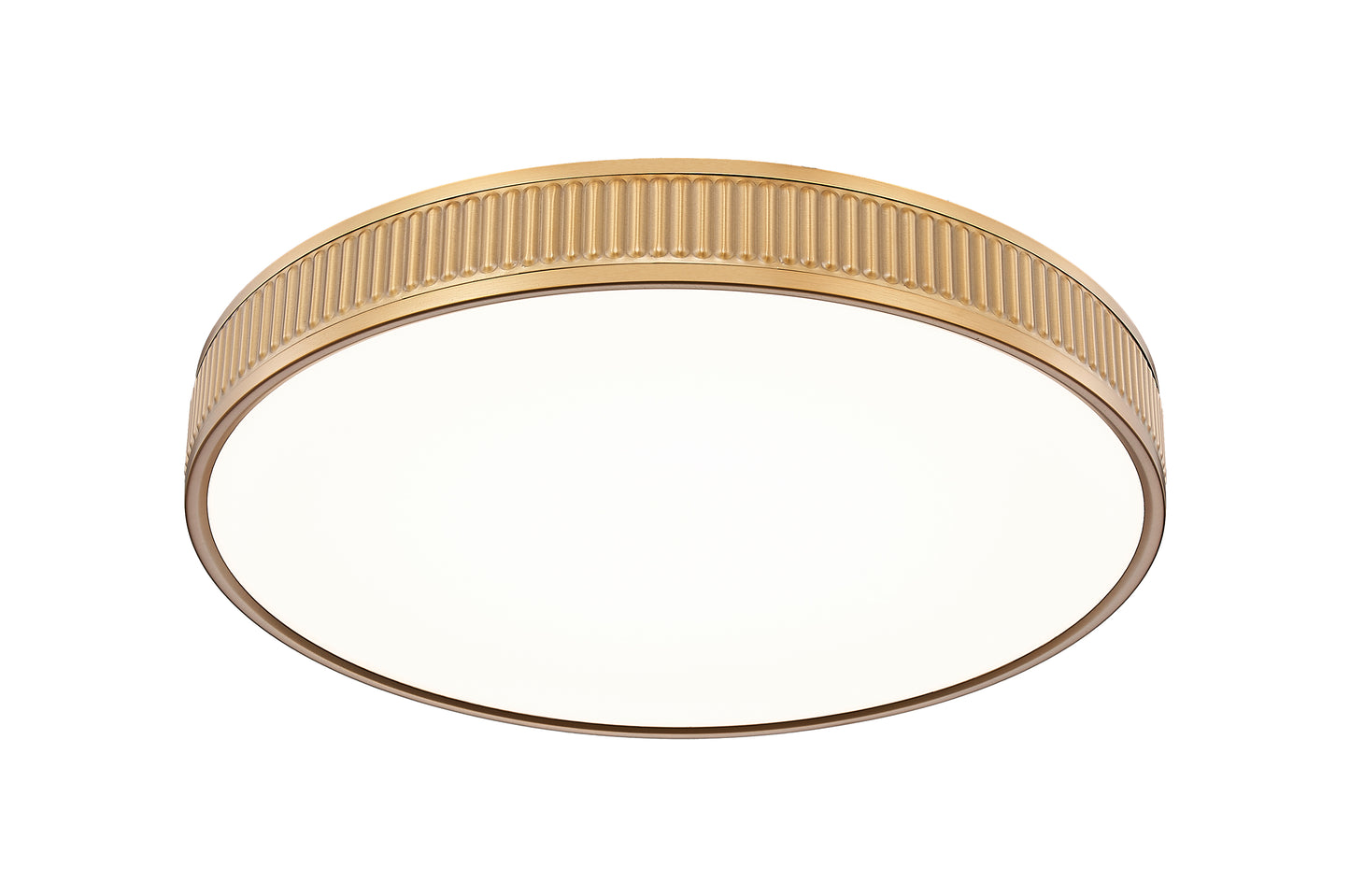 1013F20-MGLD-LED - Stari 1 Light Flush 21" Mount - Modern Gold