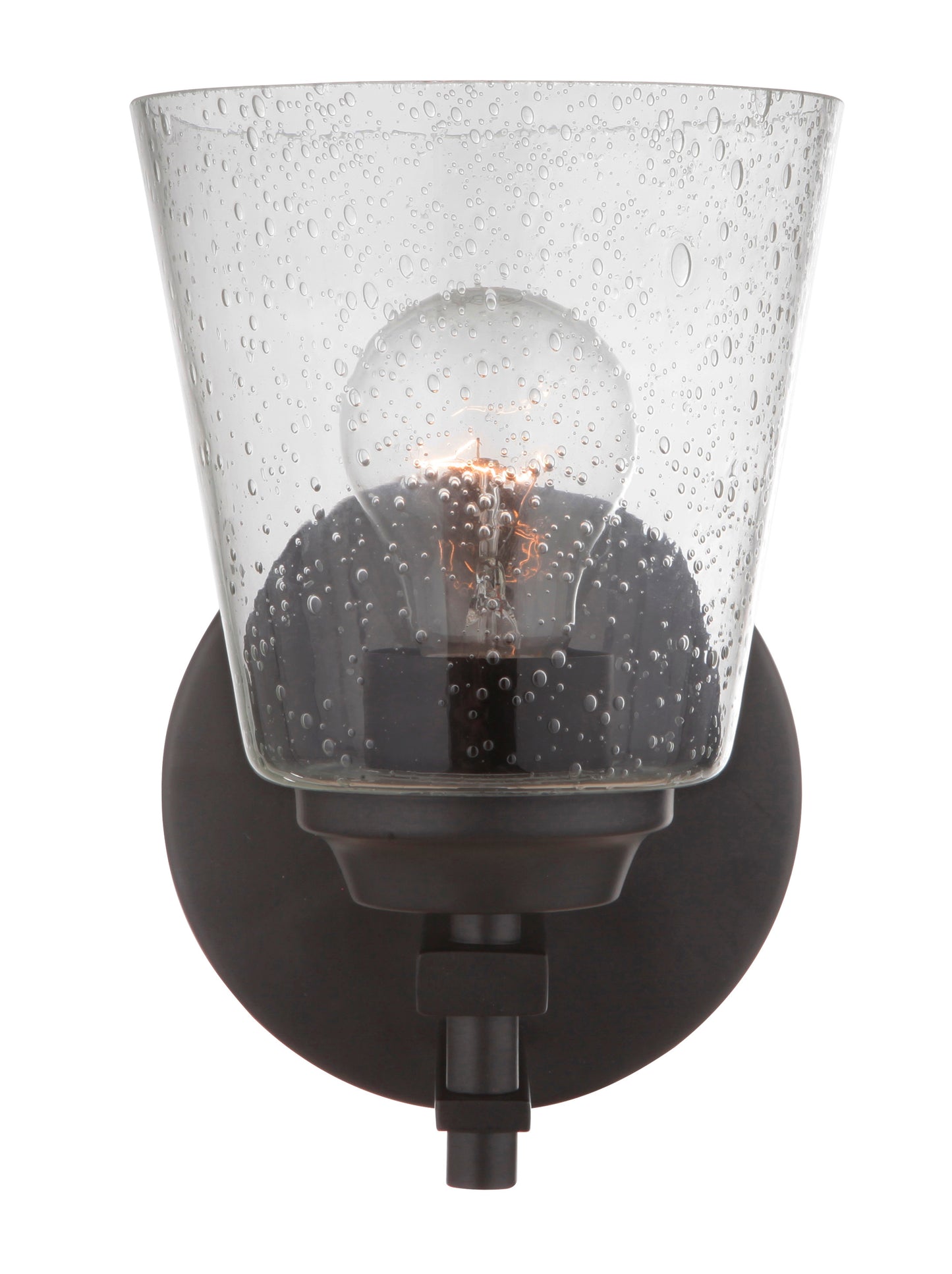 19606FB1 - Drake 1 Light 8.5" High Wall Sconce - Flat Black