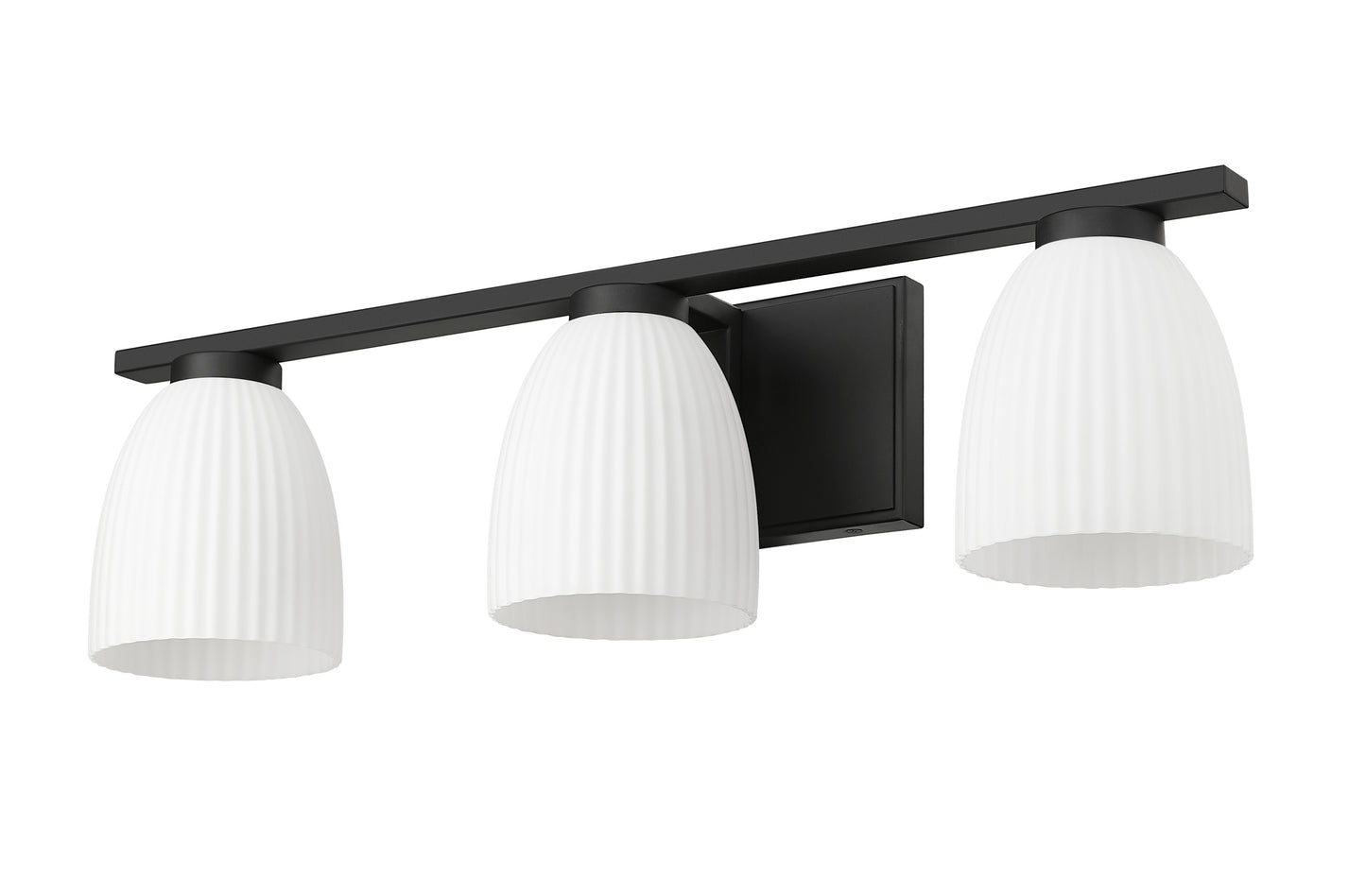 7518-3V-MB - Naya 3 Light 24" Vanity - Matte Black