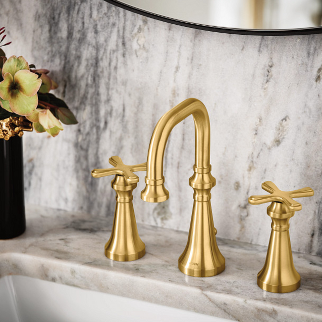 TS44103BG - Colinet Two-Handle High Arc Bathroom Faucet - Brushed Gold