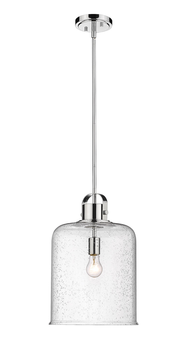 340P12-CH - Kinsley 1 Light 12" Pendant - Chrome