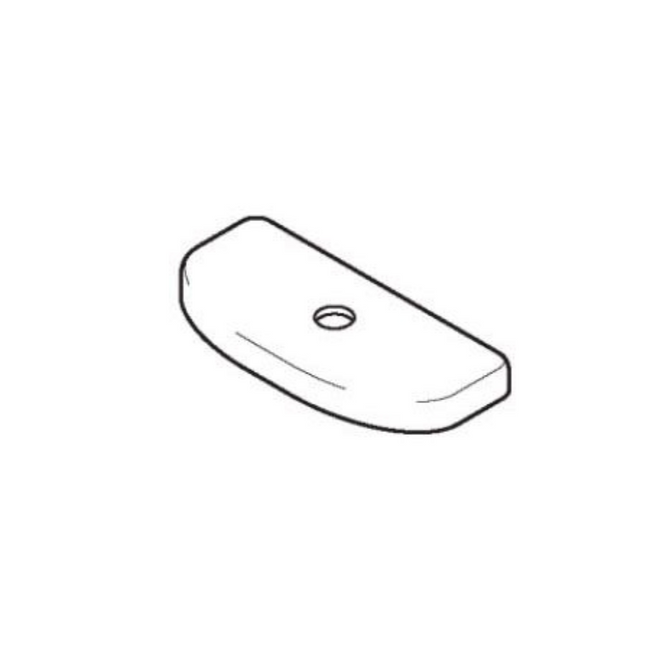 TCU446CRU#01 - Tank Lid with Velcro Tape for ST446UM Toilet Tank - Cotton White