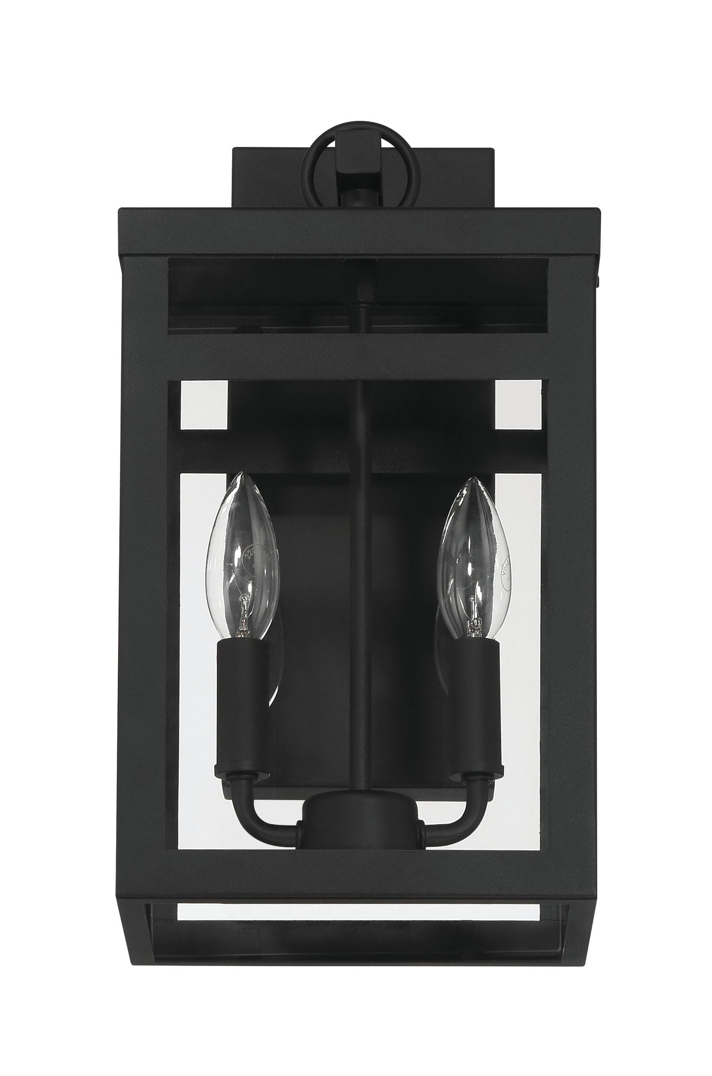 ZA7904-TB - O'Neal 2 Light 15" High Outdoor Wall Lantern - Textured Black