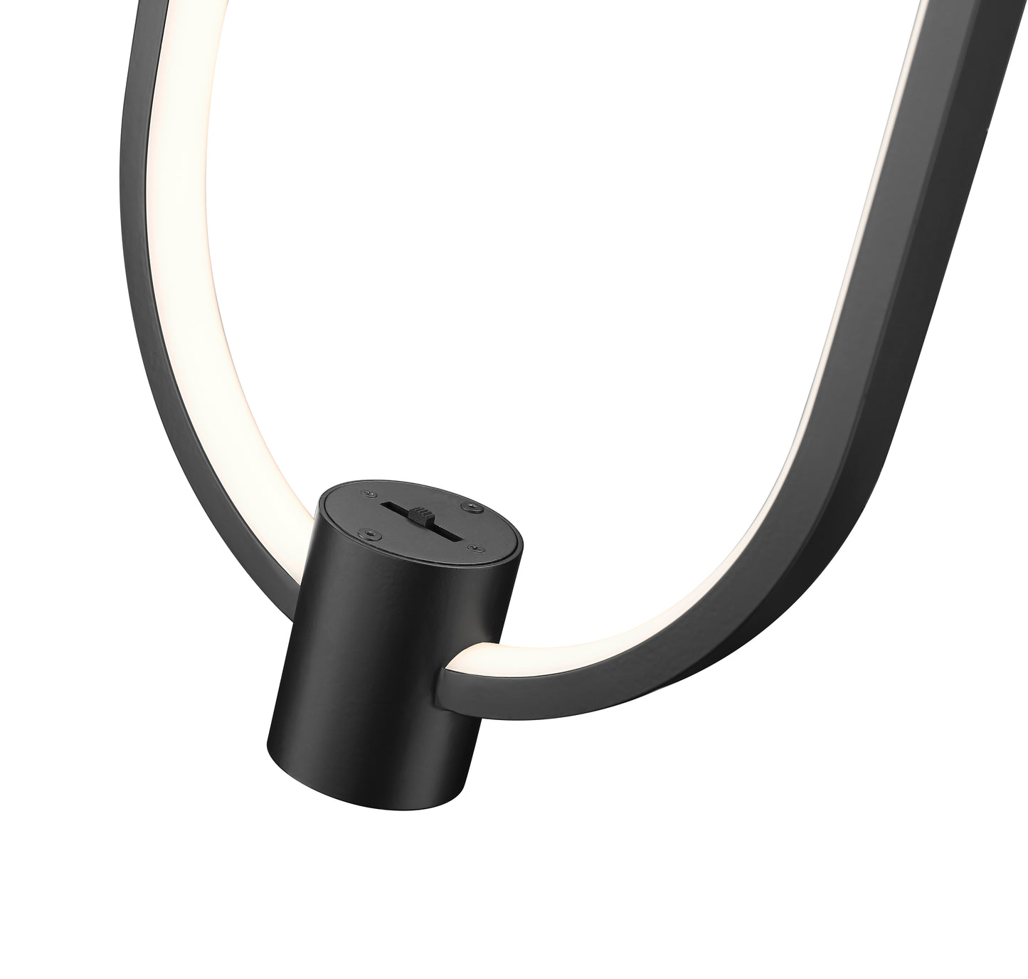 4101-8MB-LED - Saros 1 Light 9" Pendant - Matte Black