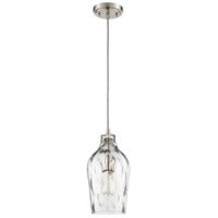 P725BNK1 - Pendant 1 Light 6.63" Wide Mini Pendant - Brushed Nickel