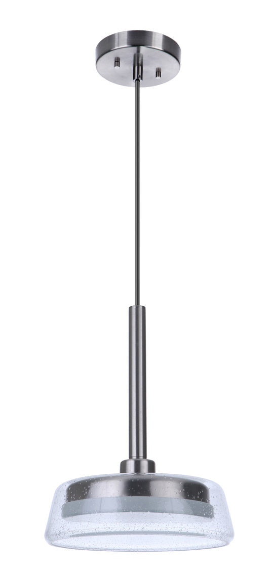 55191-BNK-LED - Centric 1 Light 10" Wide Pendant - Brushed Nickel