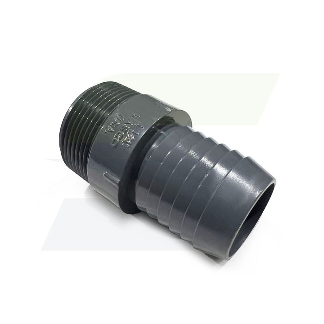 1436-012 - 1-1/4" PVC Barbed Insert Fitting, MIPT x Insert