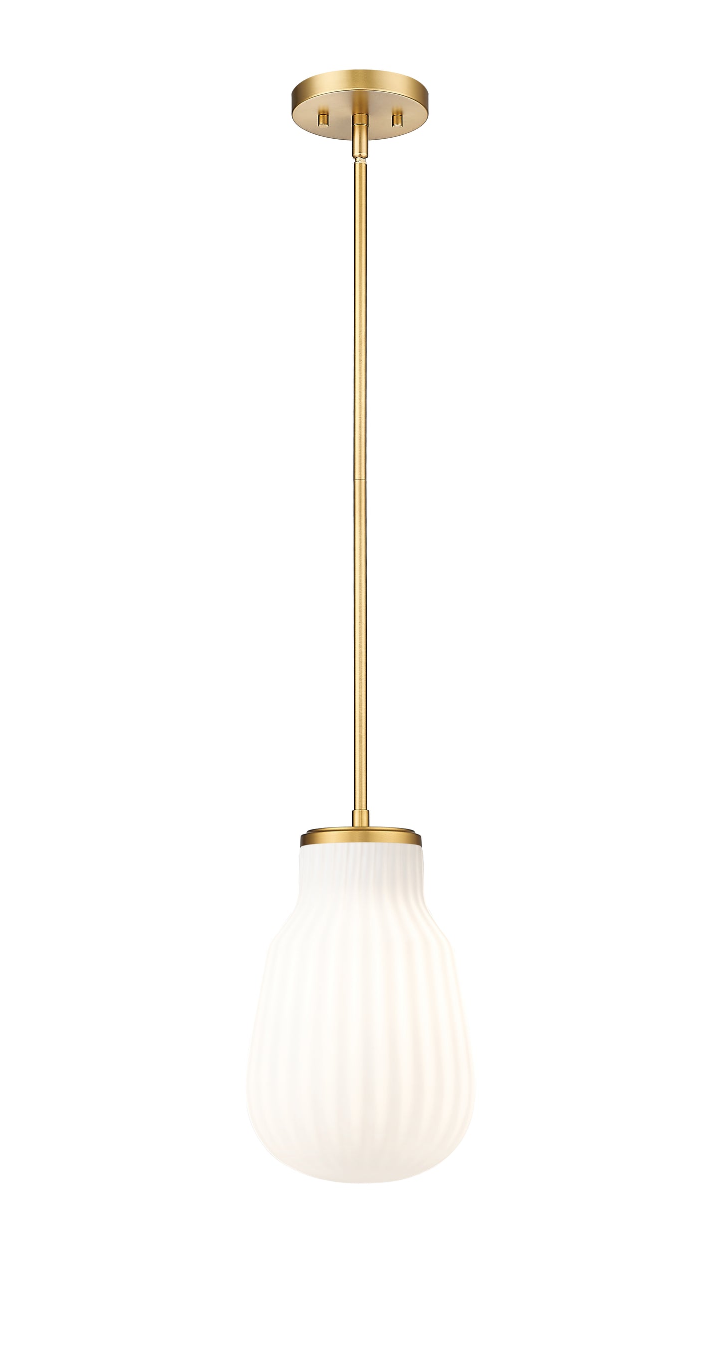 7511P8-MGLD - Newbury 1 Light 8" Pendant - Modern Gold