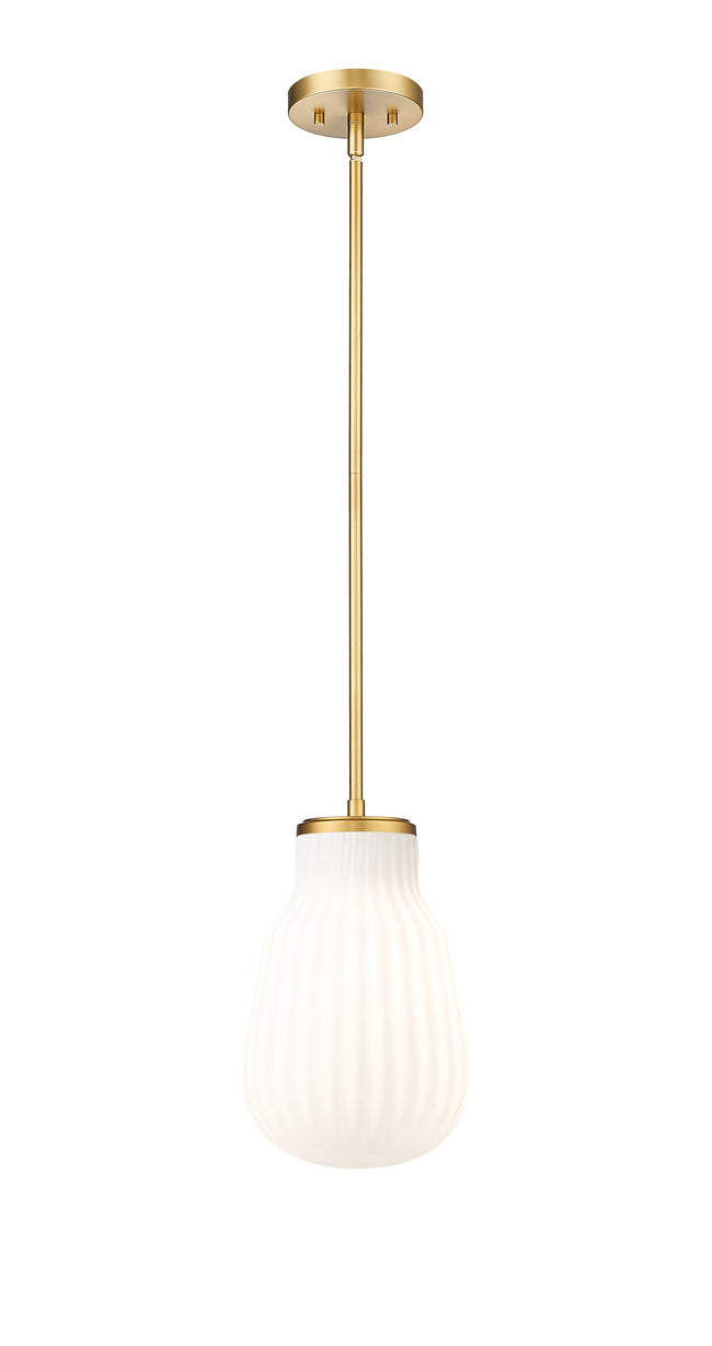 7511P8-MGLD - Newbury 1 Light 8" Pendant - Modern Gold