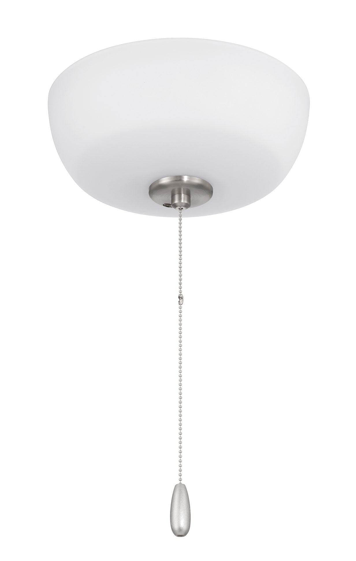 LK2601-2LWF-BNK - 2 Light Bowl Light Kit in Brushed Polished Nickel (White Frost Glass)