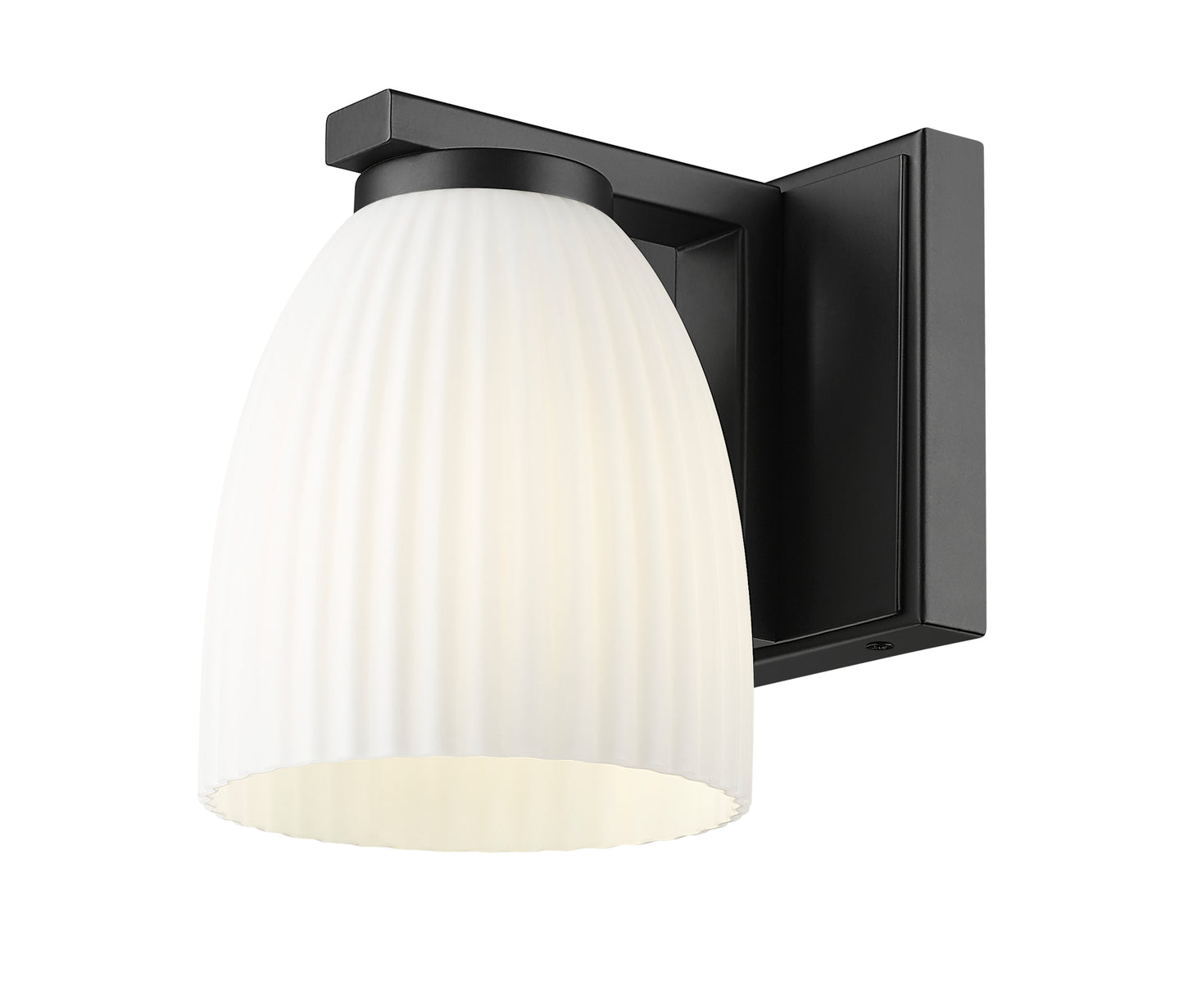 7518-1S-MB - Naya 1 Light Wall 6" Sconce - Matte Black
