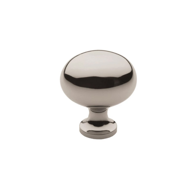 4913055 - 1 5/16" Oval Knob - Polished Nickel