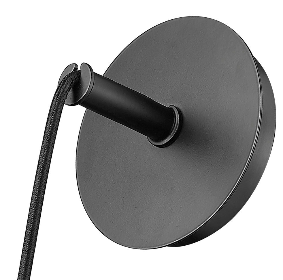 828-1S-MB - Aimie 1 Light Wall 20" Sconce - Matte Black