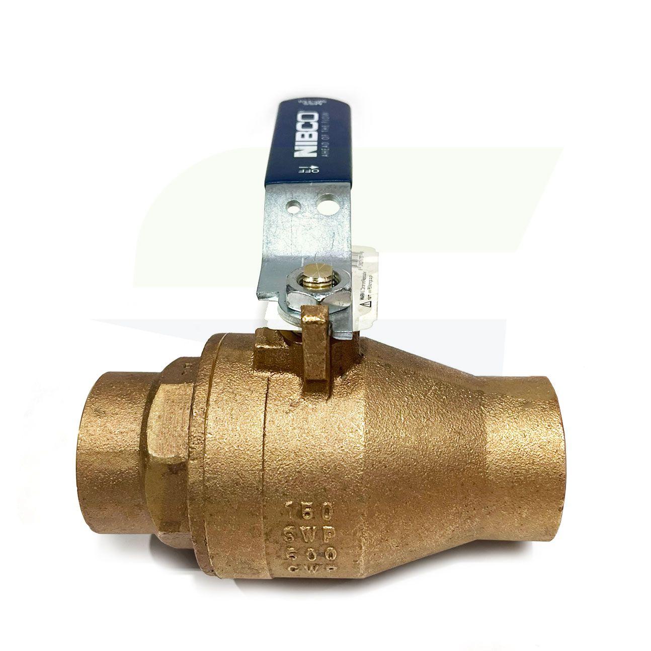 NJ8310D -  2" Bronze Full Port Ball Valve with Lever Handle S-585-70 - Sweat x Sweat