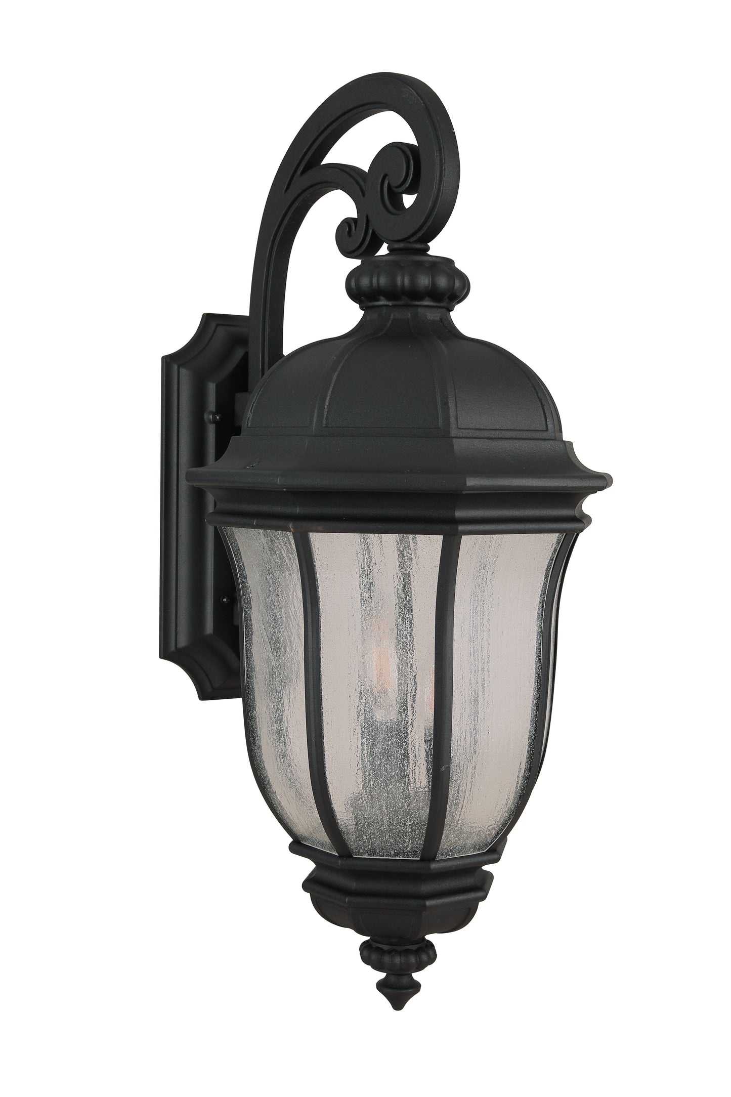 Z3324-TB - Harper 3 Light 28" High Outdoor Wall Lantern - Textured Black