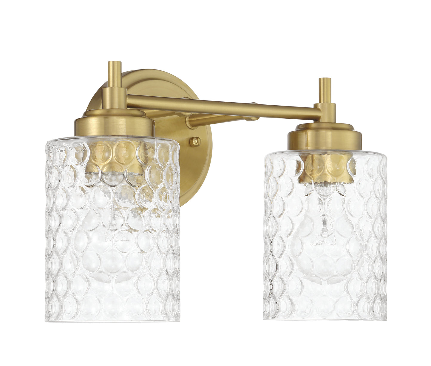 60502-SB - Claire 2 Light 12.75" Wide Vanity Light - Satin Brass