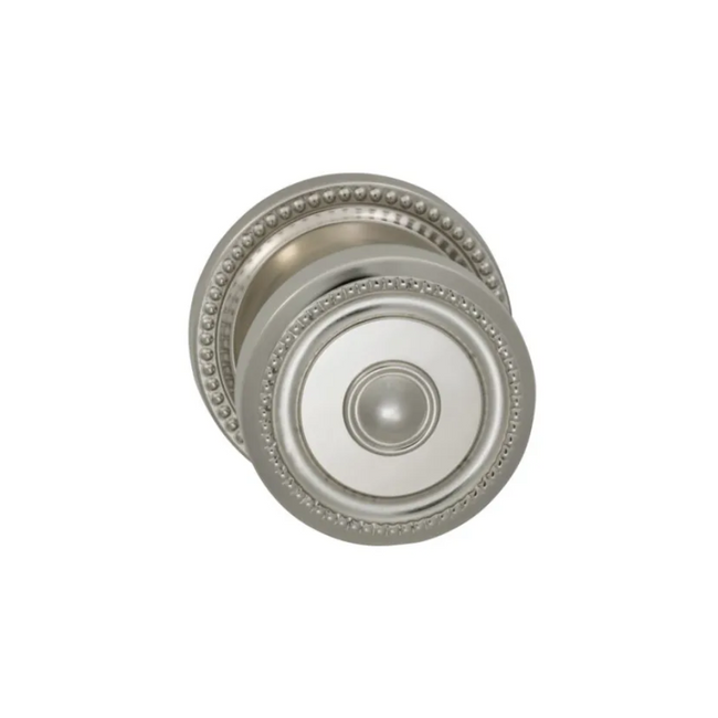 430/00.SD14 - Non-Turning One-Sided Door Knob - 430 Style Handle - Round Rose - Lacquered Polished Nickel