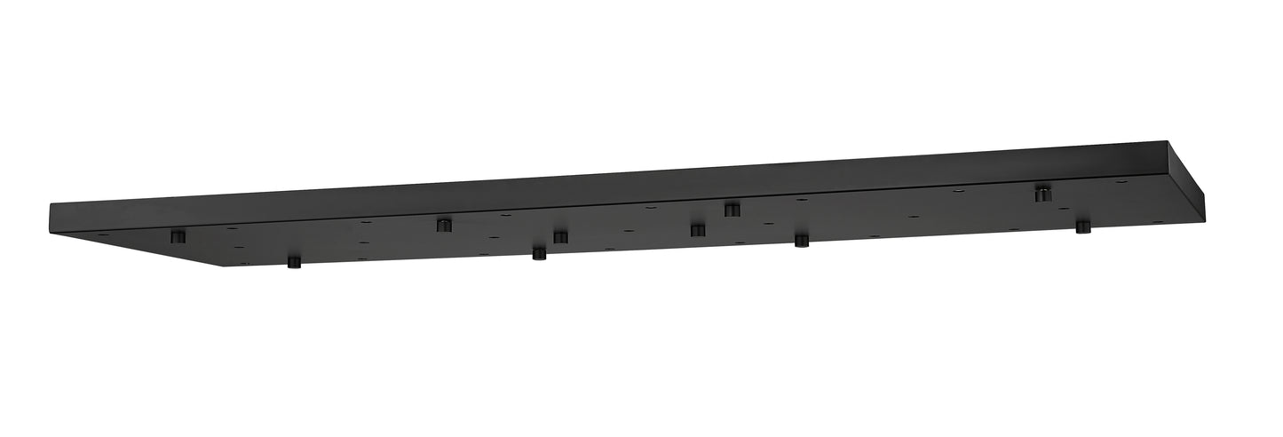 CP5423L-MB - Multi Point Canopy 23 Light Ceiling 18" Plate - Matte Black