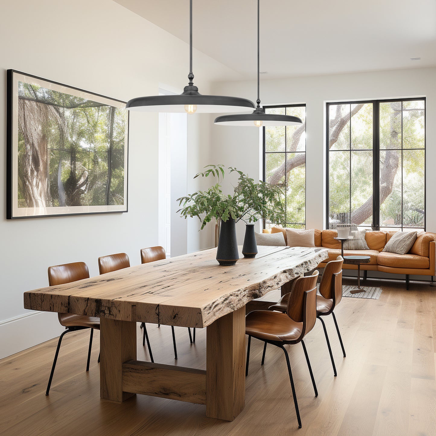 2308P32-MBZ - Camden 1 Light 32" Pendant - Modern Bronze