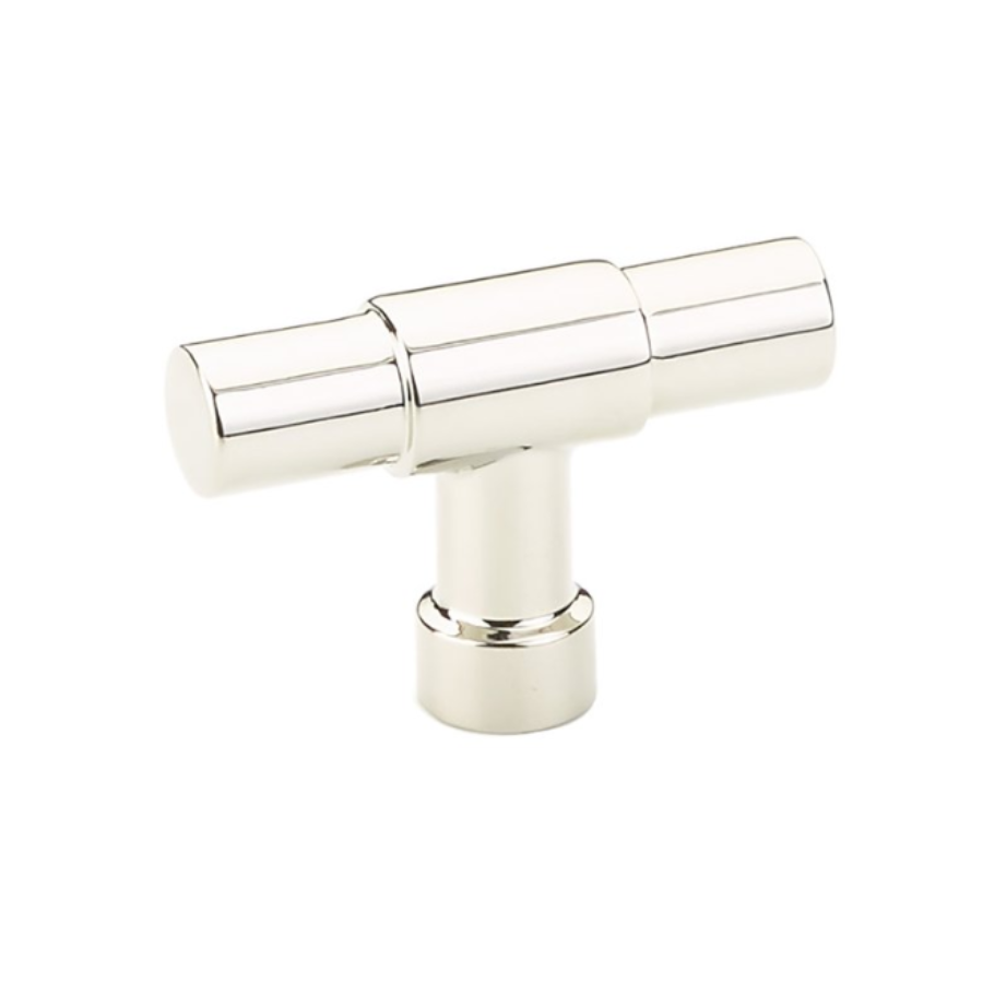 86699US14 - 2" Long Jasper Finger Pull - Industrial Modern Hardware Collection - Polished Nickel