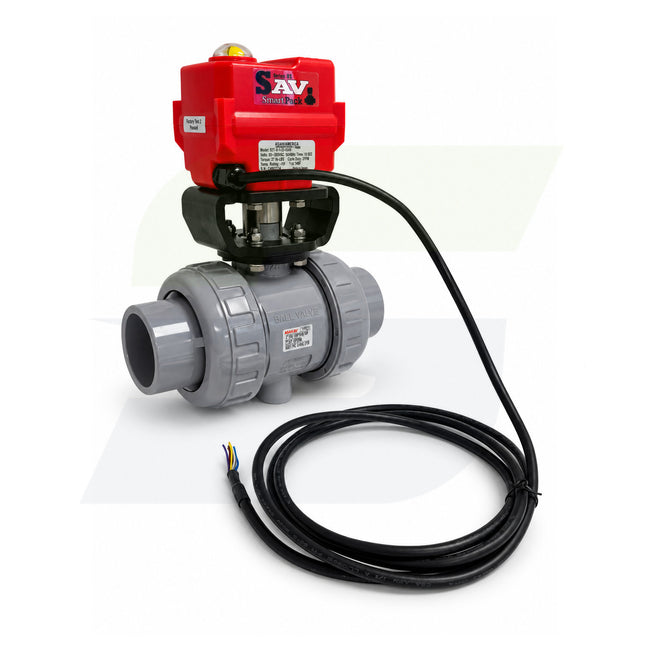 160960020 - 2" Type 21 CPVC Ball Valve - Smart Fail-Safe Actuated, EPDM