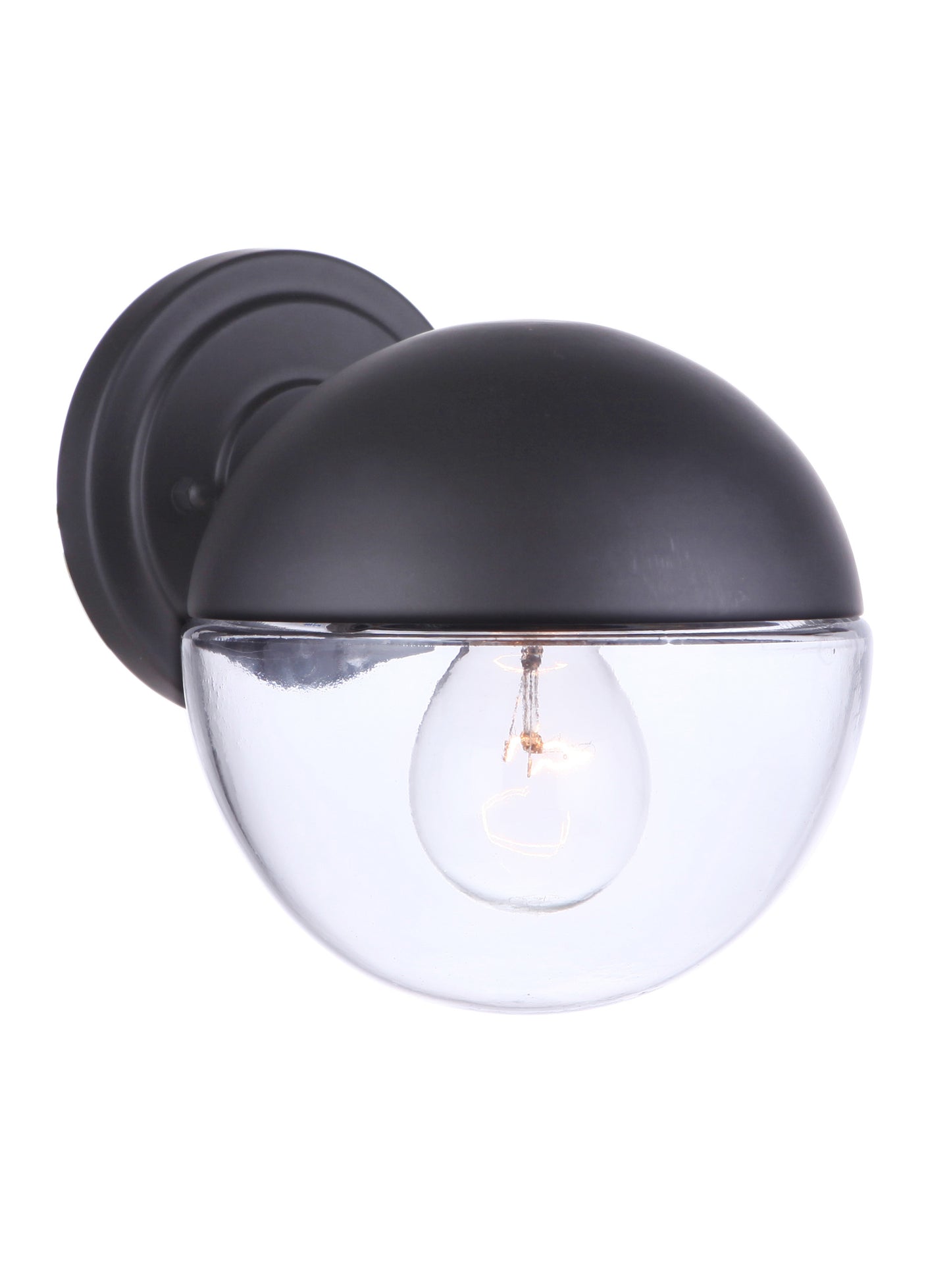 ZA3404-MN - Evie 1 Light 7.25" High Outdoor Wall Lantern - Midnight