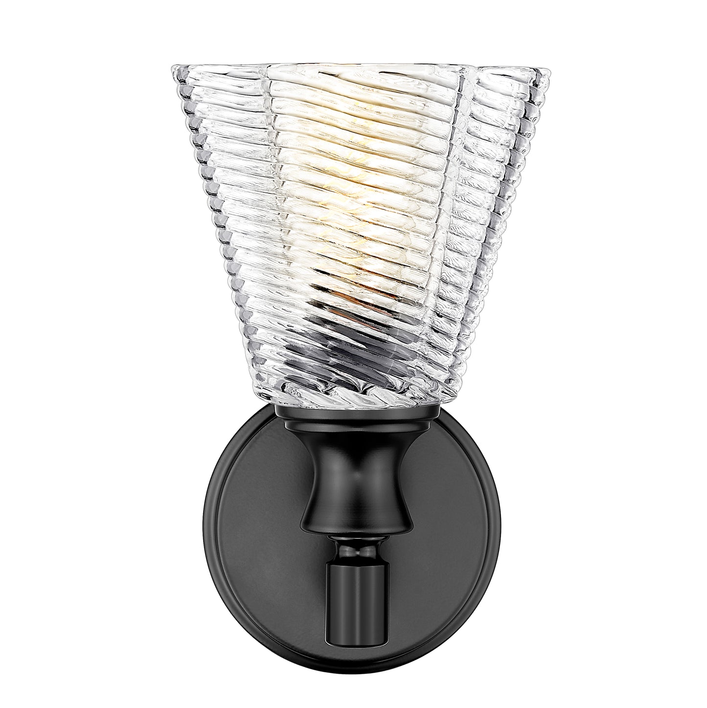 7704-1S-MB - Auden 1 Light Wall 10" Sconce - Matte Black