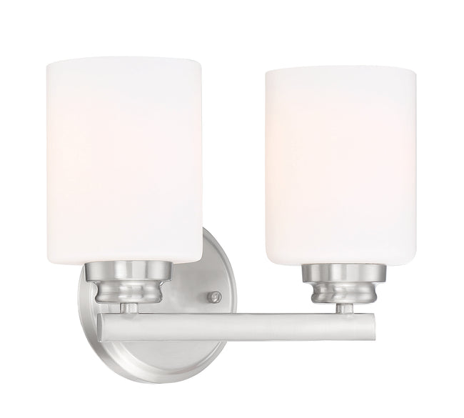 50502-BNK-WG - Bolden 2 Light 11" Wide Vanity Light - Brushed Nickel