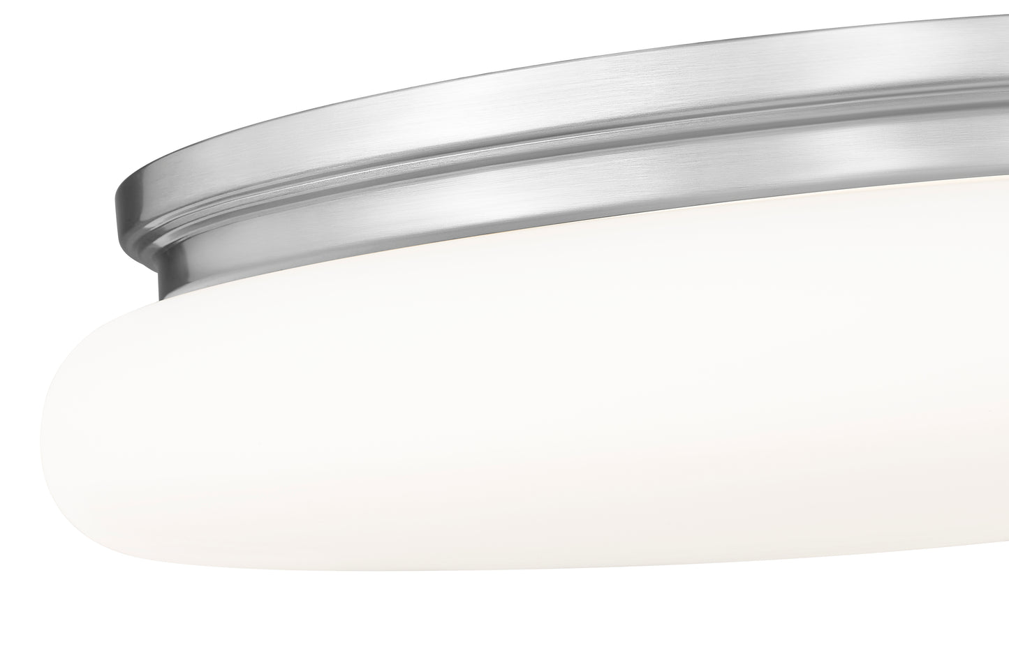 1025F20-BN-LED - Soleil 1 Light Flush 20" Mount - Brushed Nickel